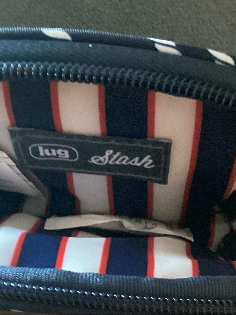 ⚓️Lug Stash Nautical Navy